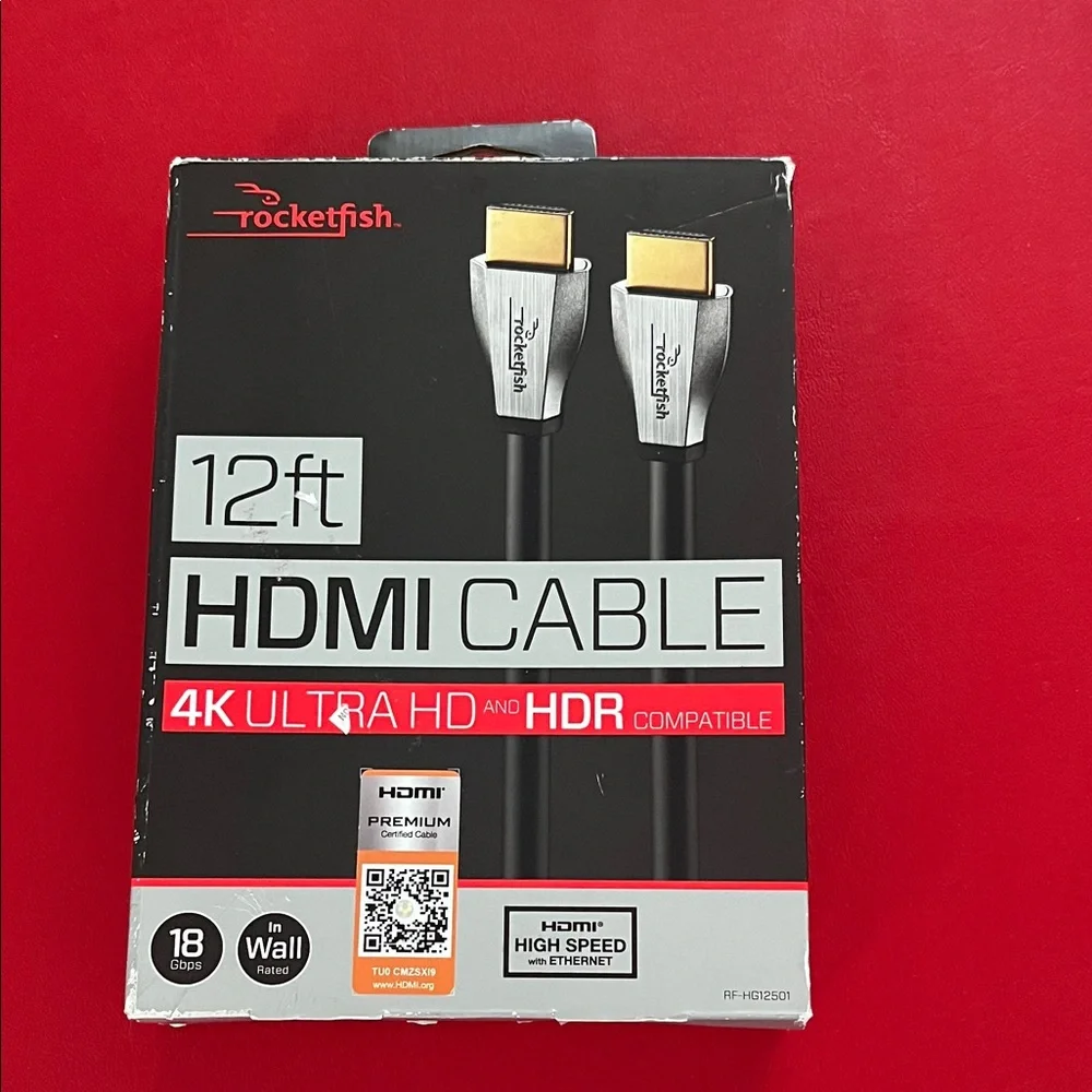 Rocketfish 12ft HDMI Cable